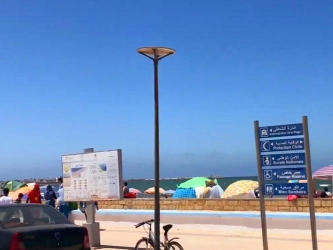 Stay Here, Nice Apartment With Garden View In Center, 1 Min Walk From Beach El Jadida Luaran gambar